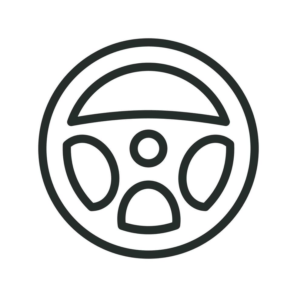 styrning hjul ikon vektor design illustration bil- begrepp