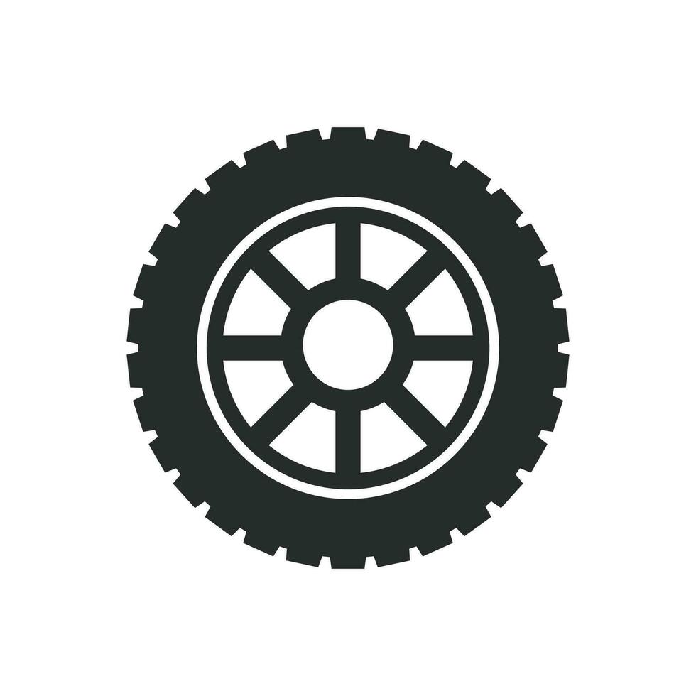 Auto Räder Symbol Vektor Design Illustration Automobil Konzept