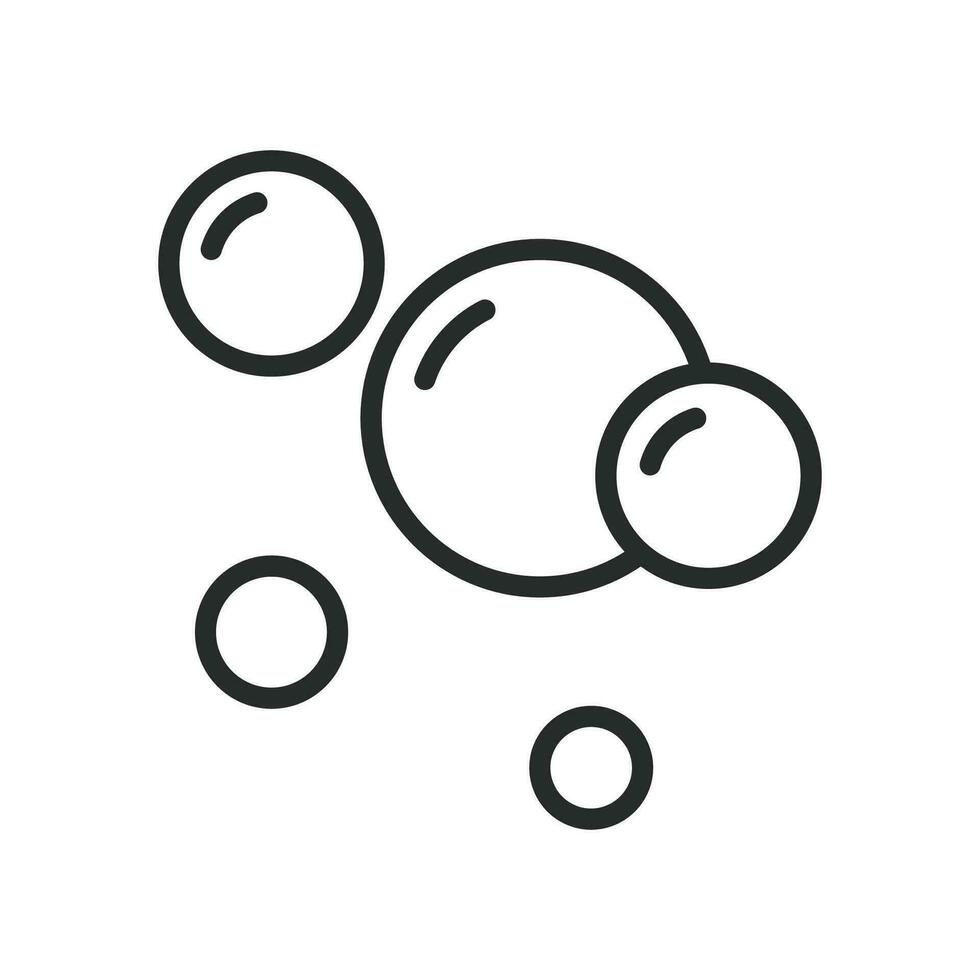 luft bubbla ikon vektor design illustration isolerat på vit bakgrund