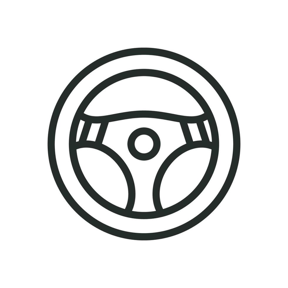 Lenkung Rad Symbol Vektor Design Illustration Automobil Konzept