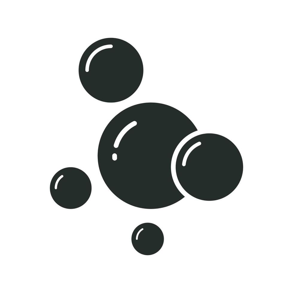 luft bubbla ikon vektor design illustration isolerat på vit bakgrund