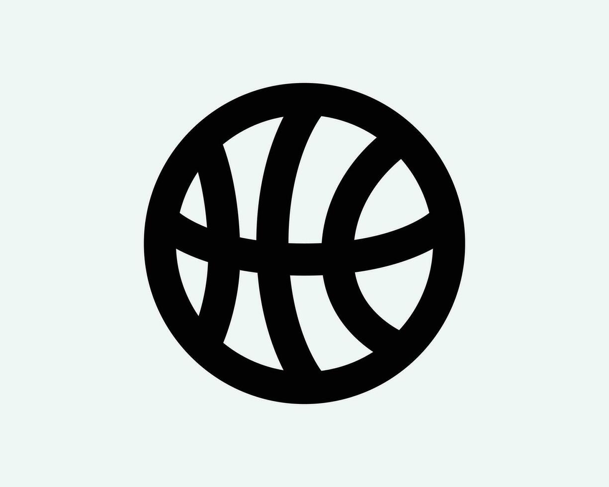 Basketball Symbol. Korb Ball Sport Liga Turnier Wettbewerb Meisterschaft Band Zeichen Symbol schwarz Kunstwerk Grafik Illustration Clip Art eps Vektor