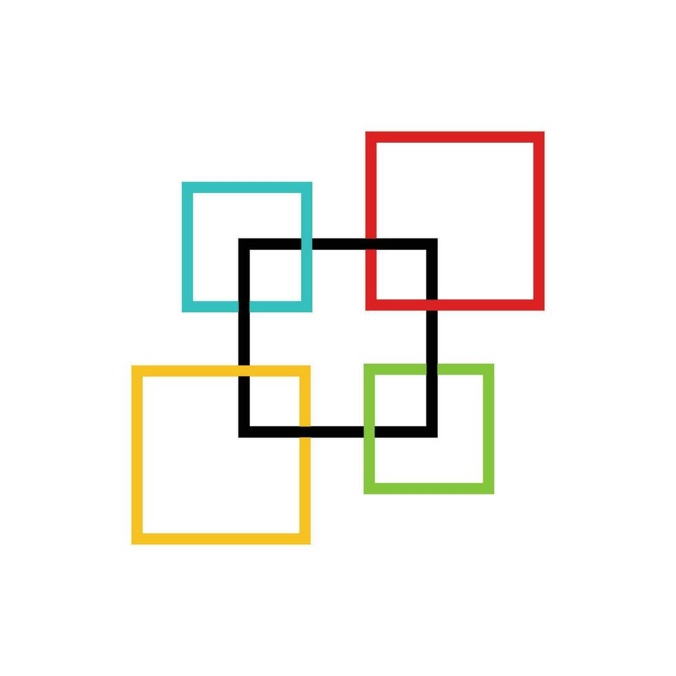 abstrakt Vektor Logo Design Vorlage. kreativ Konzept Symbol, Platz Logo