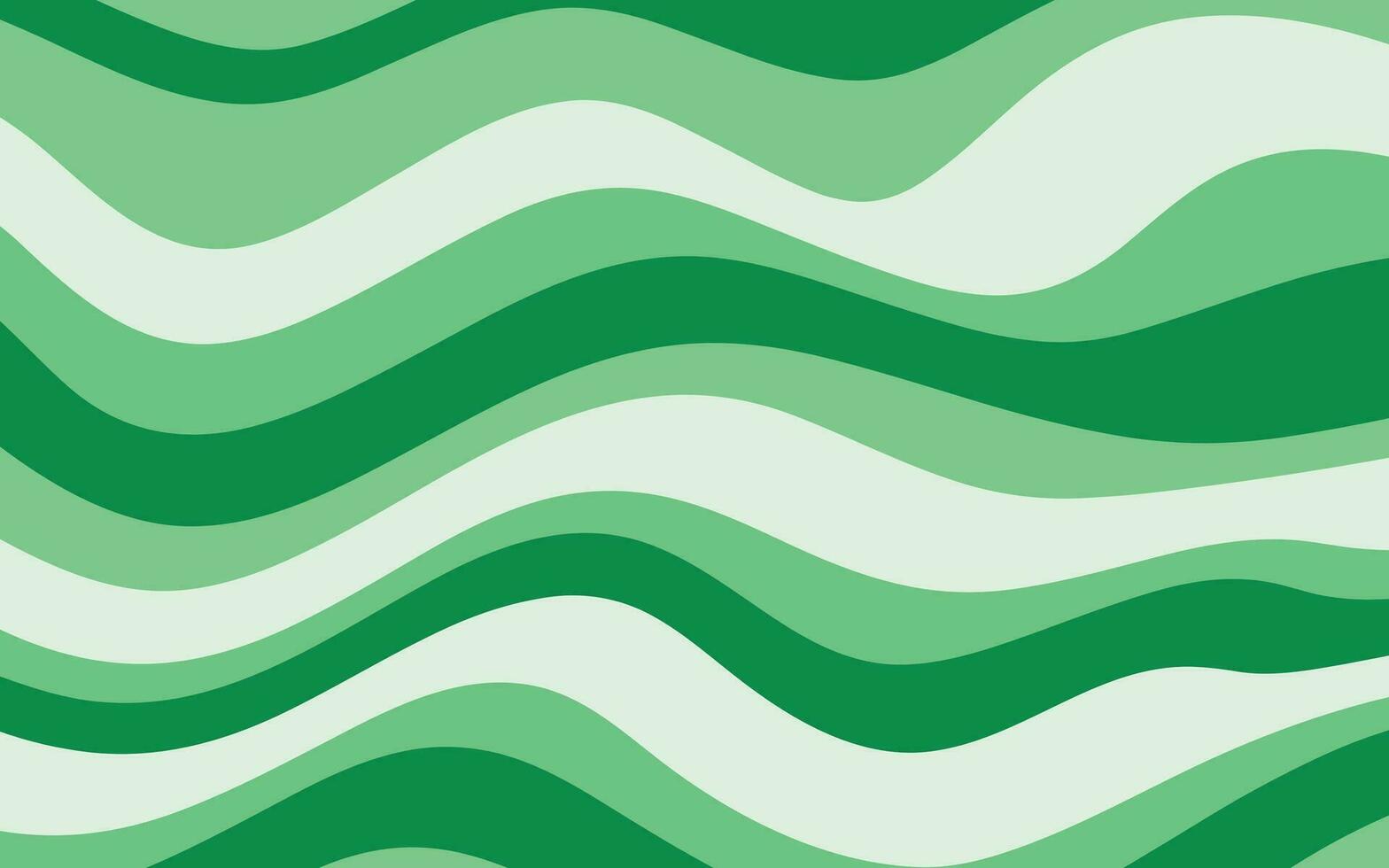 Grün und Weiß wellig Muster im Lager Vektor, im das Stil von funky und futuristisch, umwerfend Muster vektor