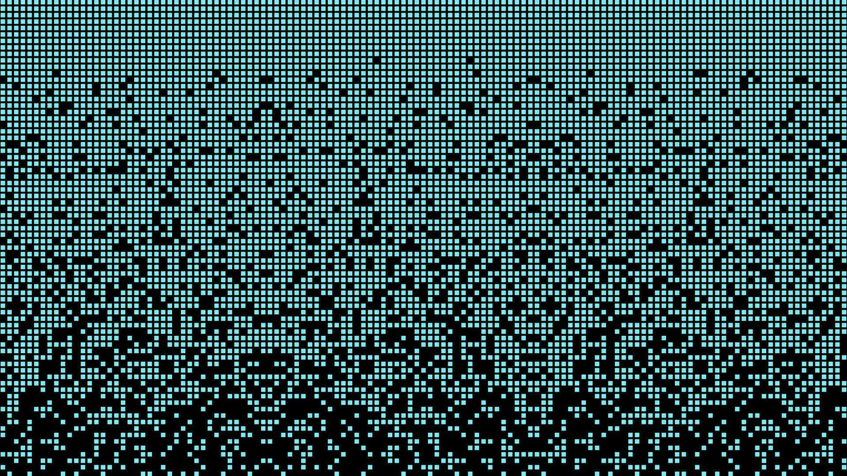 fragmenterad matris blå block faller ner. den utseende tycka om en disk defragmenterare eller en tetris spel. horisontell vektor bakgrund.