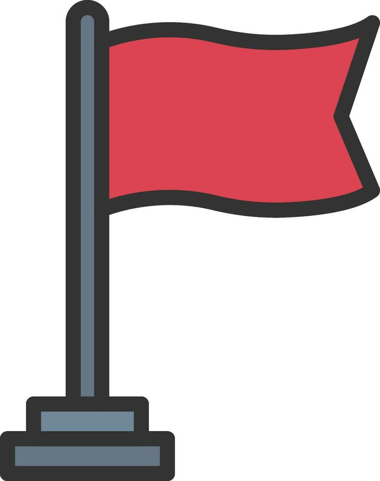 Flagge Symbol Vektor Bild. geeignet zum Handy, Mobiltelefon Apps, Netz Apps und drucken Medien.