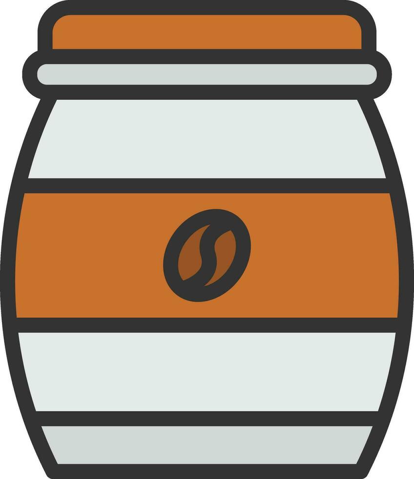 Kaffee Symbol Vektor Bild. geeignet zum Handy, Mobiltelefon Apps, Netz Apps und drucken Medien.