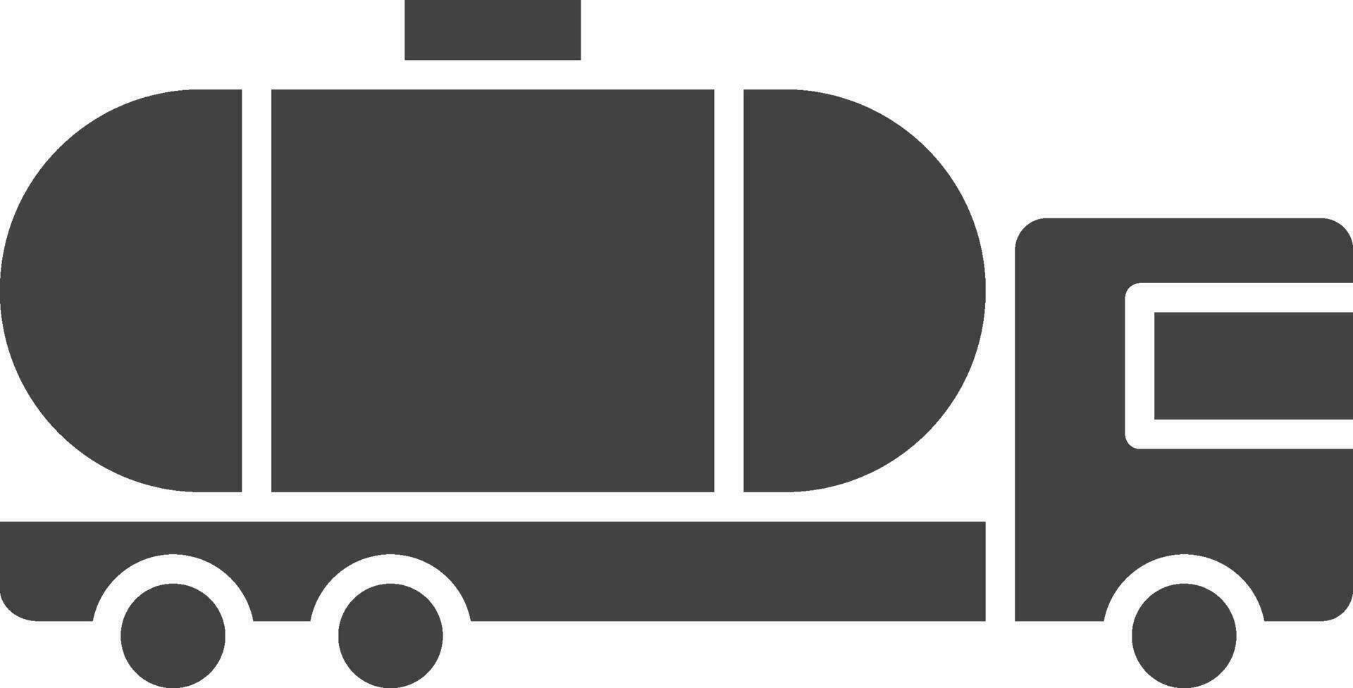 Tanker LKW Symbol Vektor Bild. geeignet zum Handy, Mobiltelefon Apps, Netz Apps und drucken Medien.
