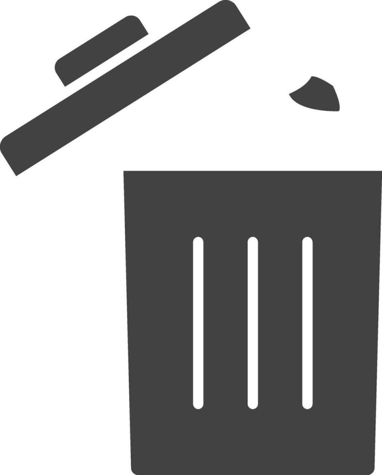 Müll können Symbol Vektor Bild. geeignet zum Handy, Mobiltelefon Apps, Netz Apps und drucken Medien.
