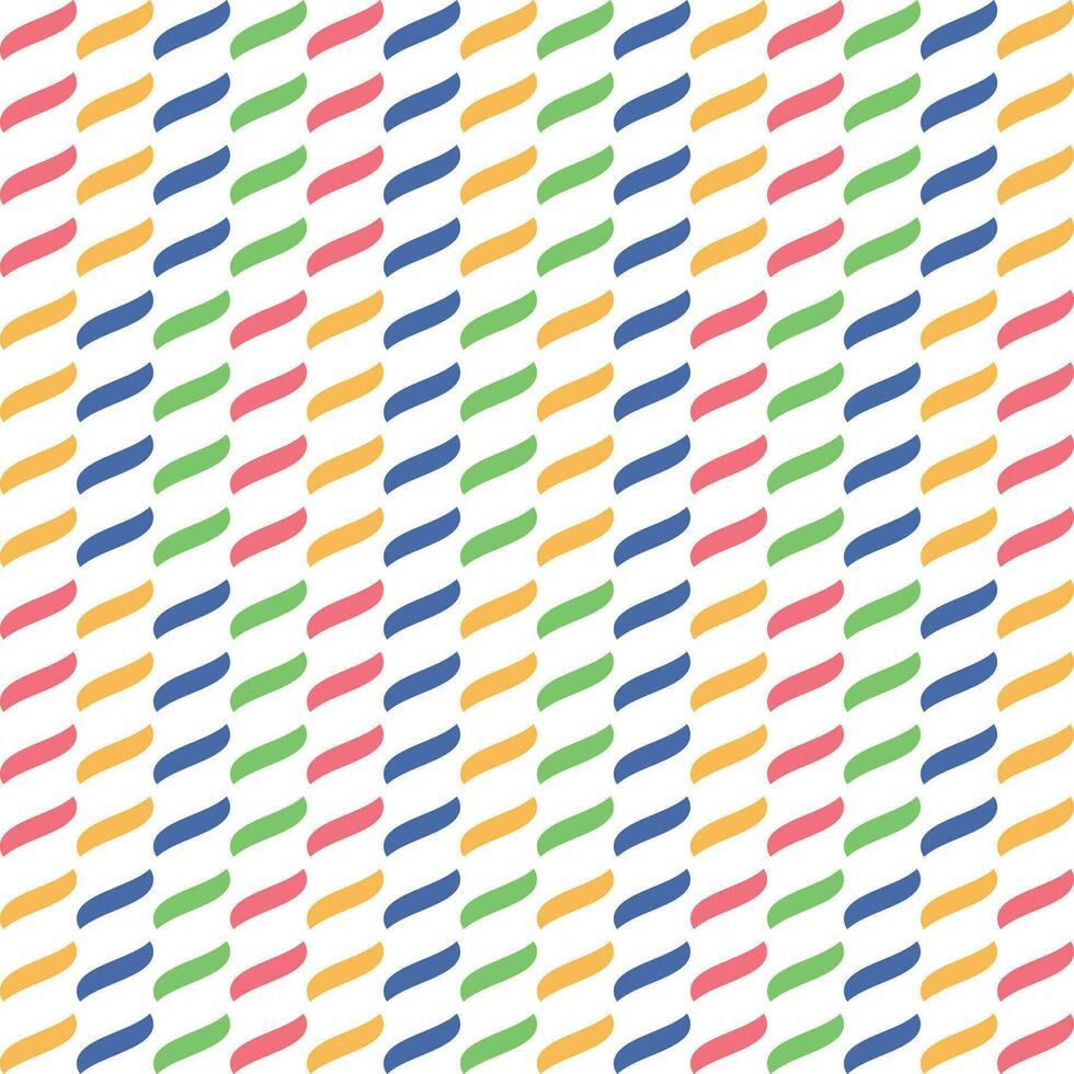 sömlös diagonal vågig former mönster vektor bild