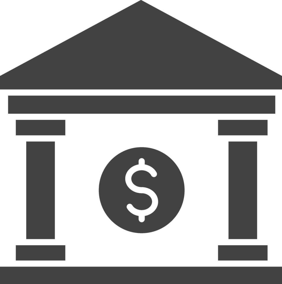 Bank Symbol Vektor Bild. geeignet zum Handy, Mobiltelefon Apps, Netz Apps und drucken Medien.
