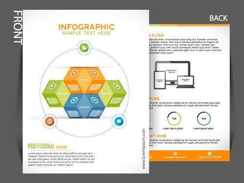 Business-Flayer-Vorlagendesign vektor