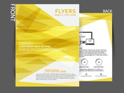 Business-Flayer-Vorlagendesign vektor