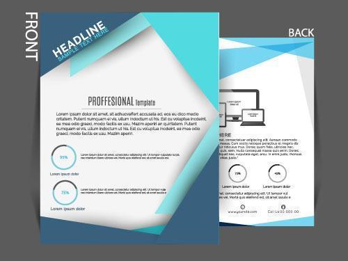 Business-Flayer-Vorlagendesign vektor