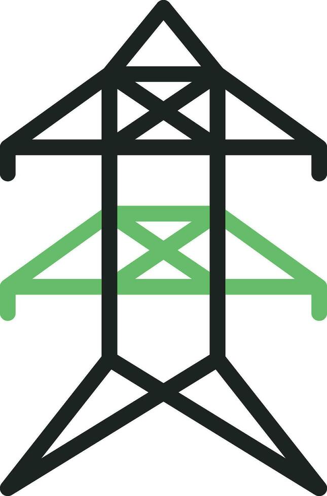 elektrisch Turm Symbol Vektor Bild. geeignet zum Handy, Mobiltelefon Apps, Netz Apps und drucken Medien.