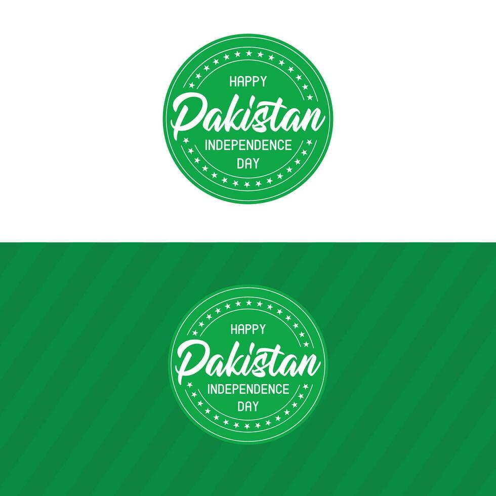 Pakistan Unabhängigkeit Tag - - 14 August pakistanisch National Feier Pakistan Tag Pakistan geschrieben im Urdu Kalligraphie Logo vektor