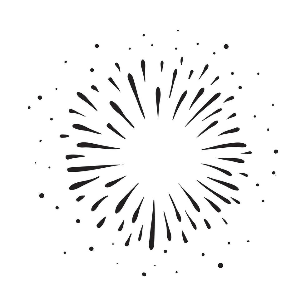 starburst, sunburst element. vektor illustration