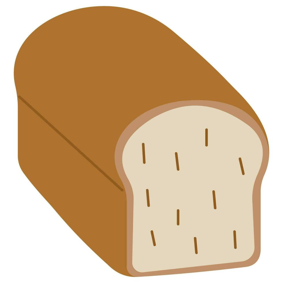 Brot Single Illustration süß vektor