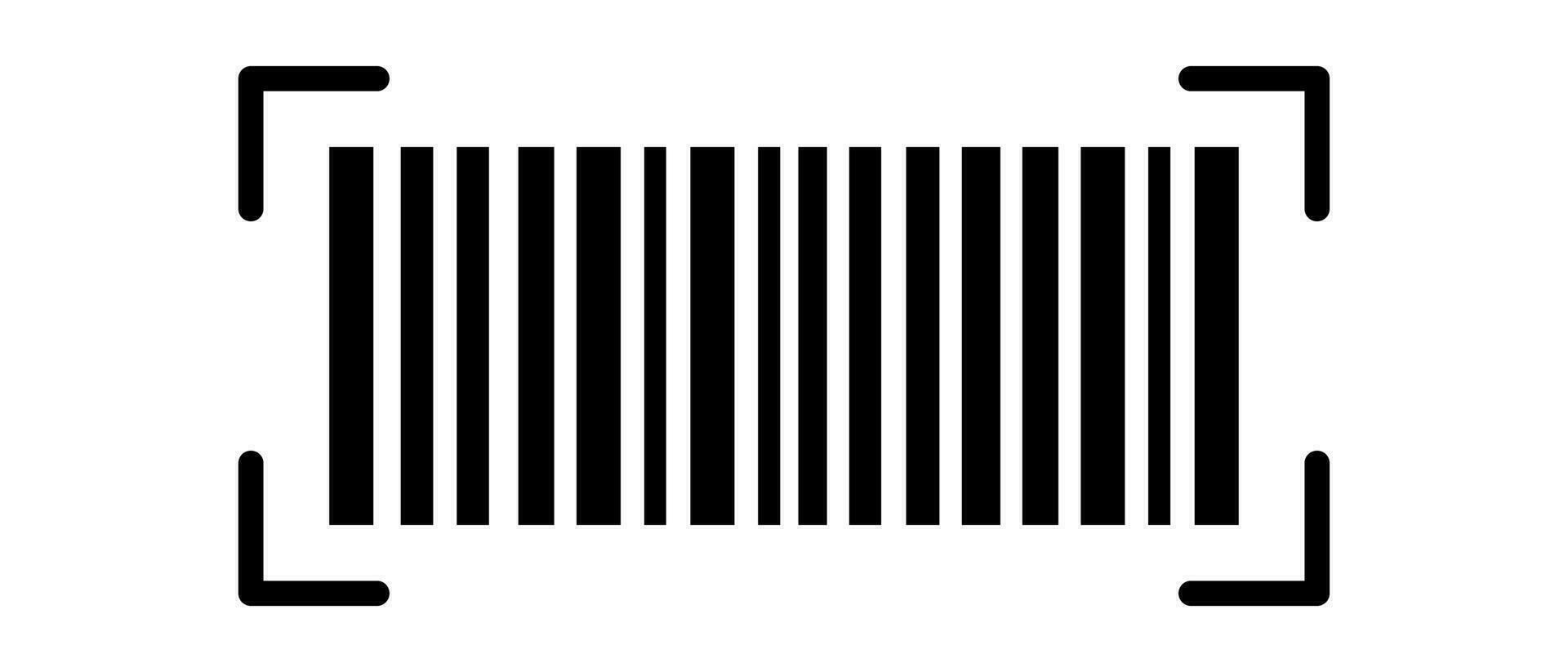 Barcode Leser Scan Symbol. Vektor. vektor