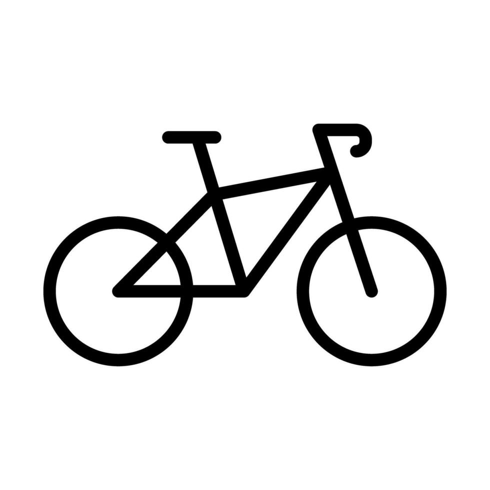 väg cykel och cykel ikon. cykel parkering tecken. vektor. vektor