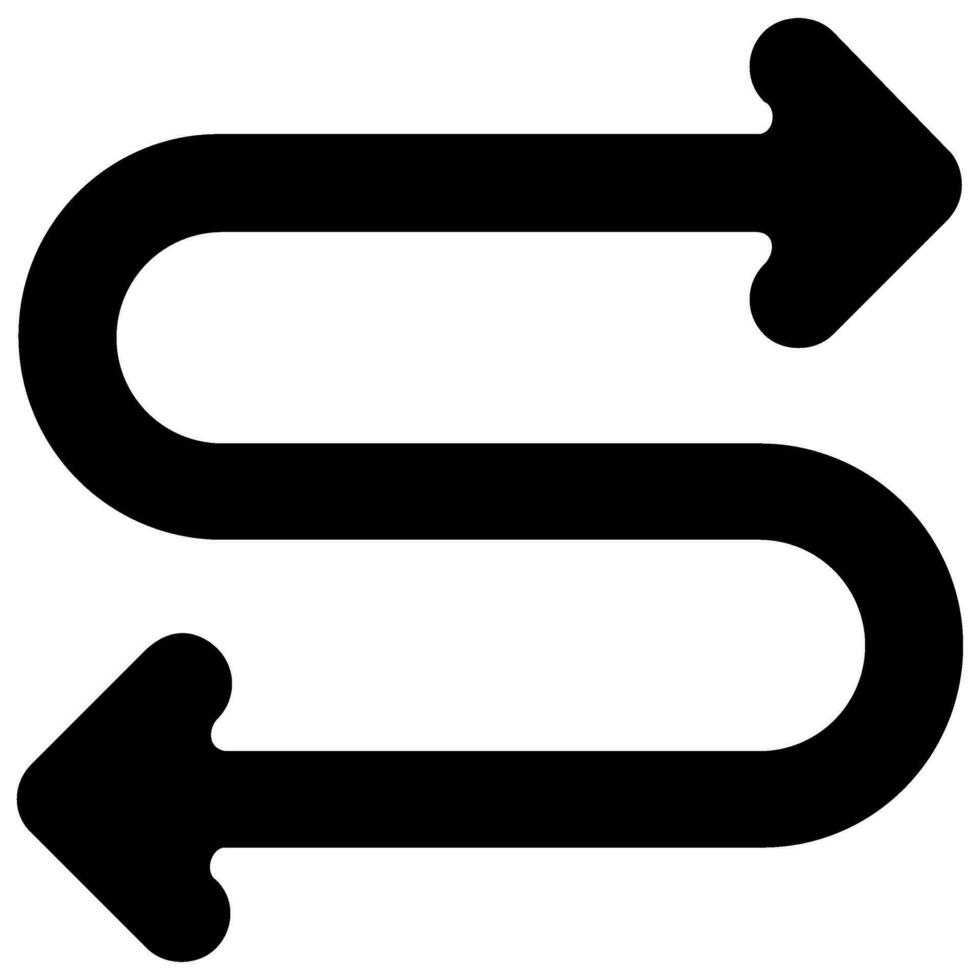 Verbinder Pfeil Vektor Symbol