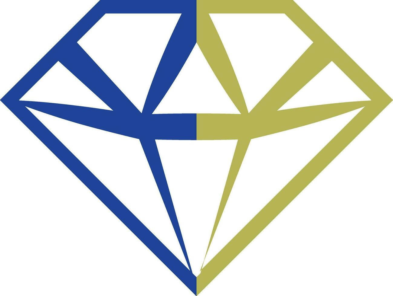 Diamant Symbol Vektor Illustration. eben Design Stil eps 10.
