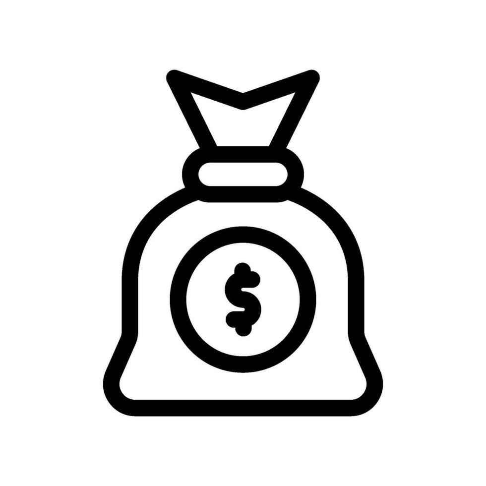 Geld Tasche Symbol Vektor Symbol Design Illustration