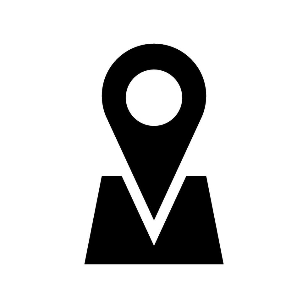 Geographisches Positionierungs System Symbol Vektor Symbol Design Illustration
