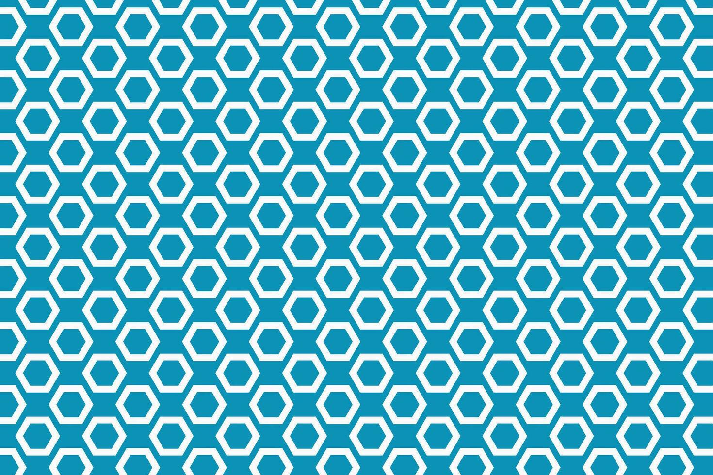 Blau und Weiß Sechsecke nahtlos Muster. sechseckig Blöcke geometrisch Hintergrund. Hexagon Symbol Vektor Illustration.