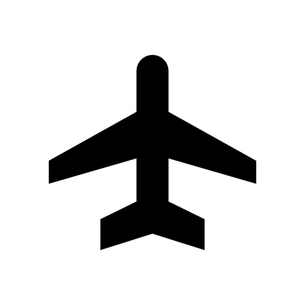 Flugzeug Symbol Vektor Symbol Design Illustration