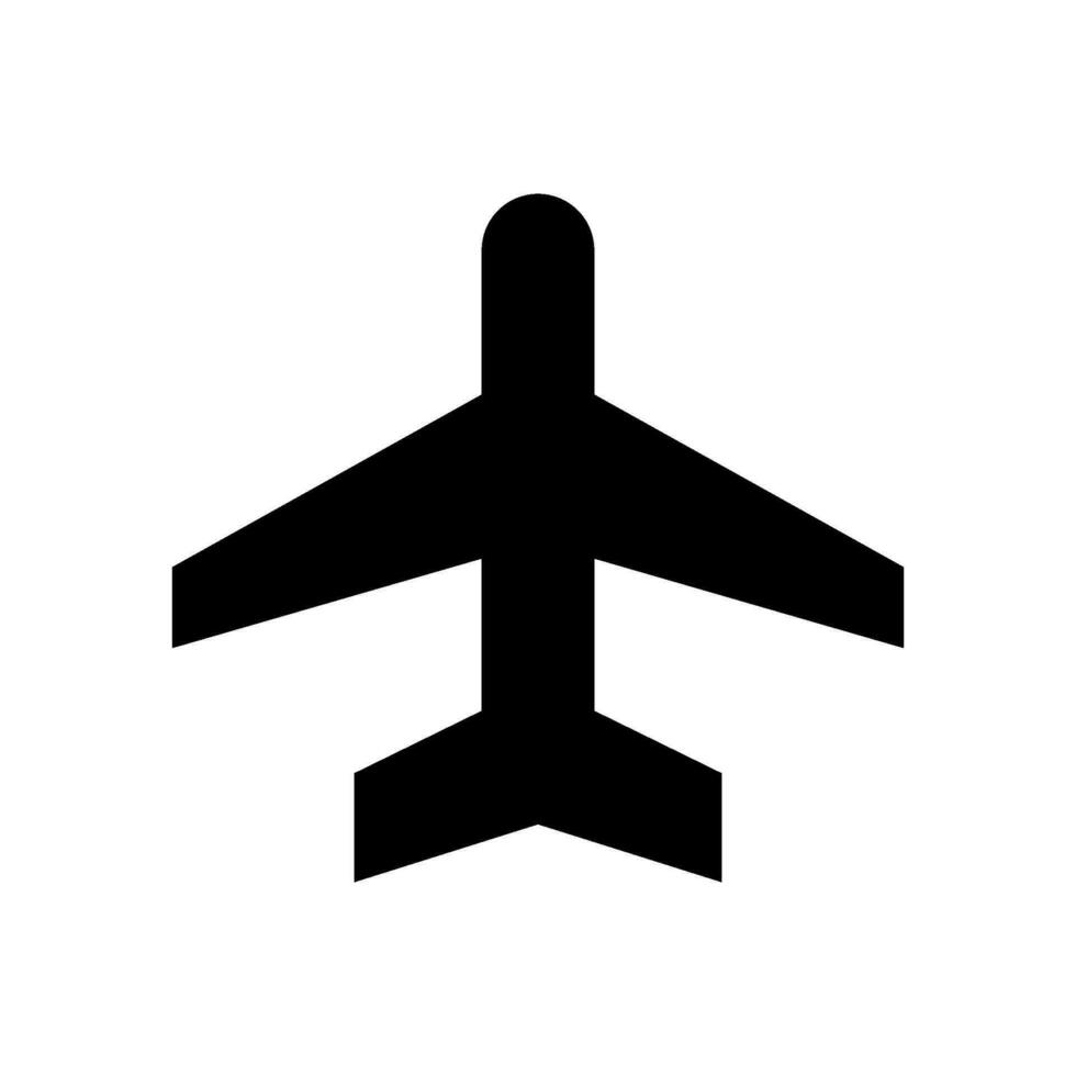 flygplan ikon vektor symbol design illustration