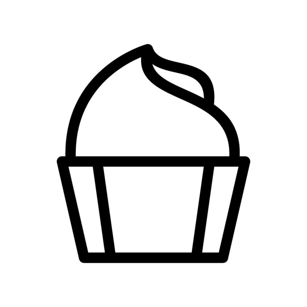 muffin ikon vektor symbol design illustration