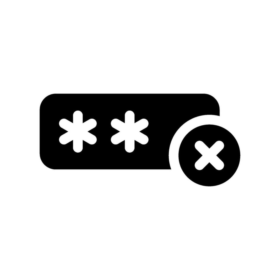 Lösenord ikon vektor symbol design illustration