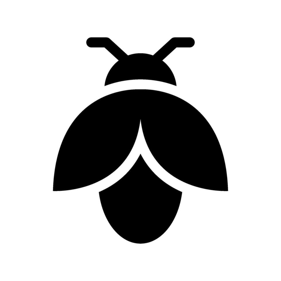 Glühwürmchen Symbol Vektor Symbol Design Illustration