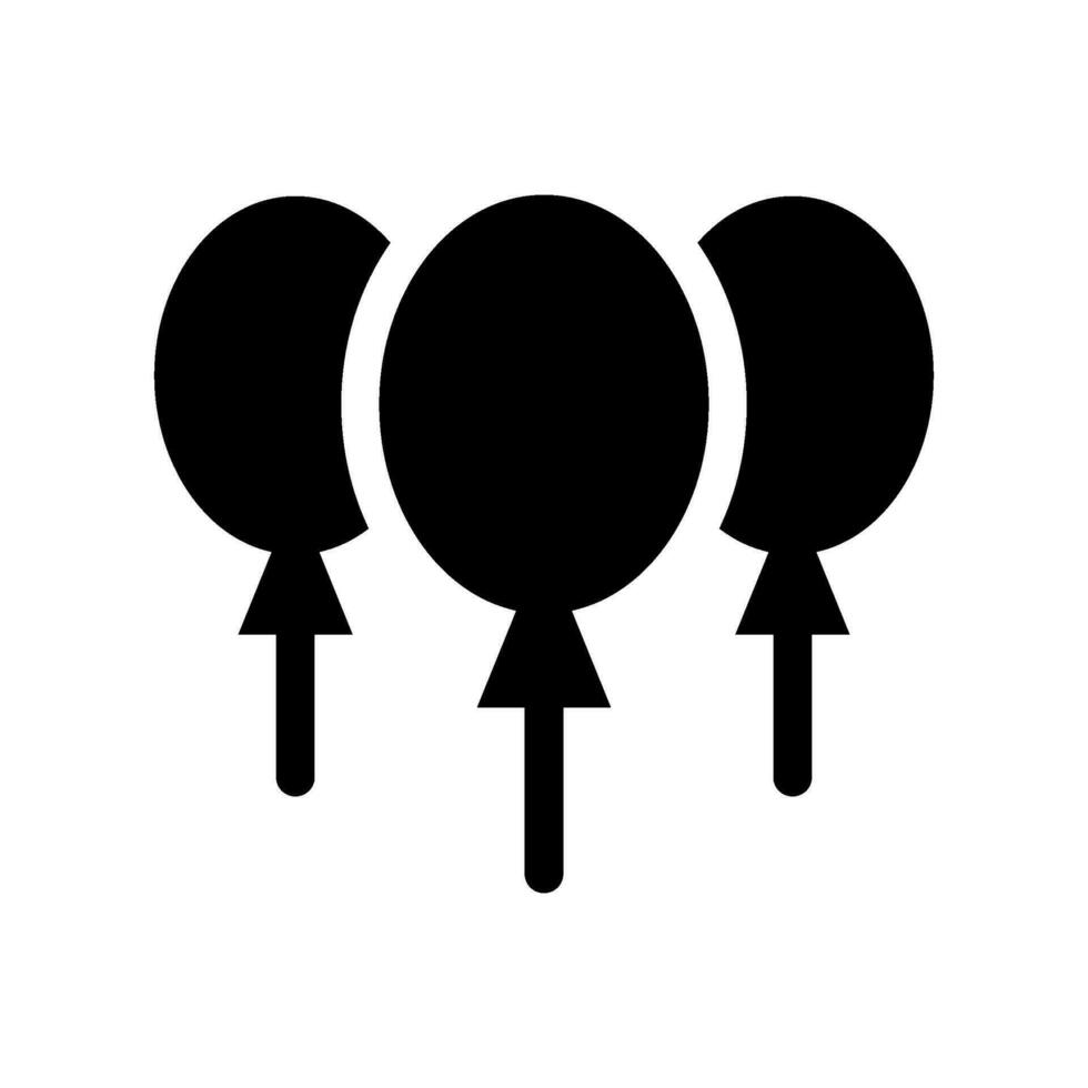 Luftballons Symbol Vektor Symbol Design Illustration