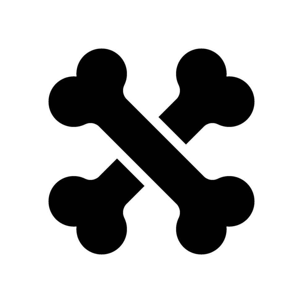 Knochen Symbol Vektor Symbol Design Illustration