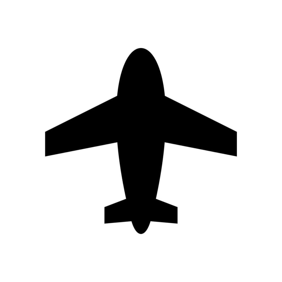 flygplan ikon vektor symbol design illustration