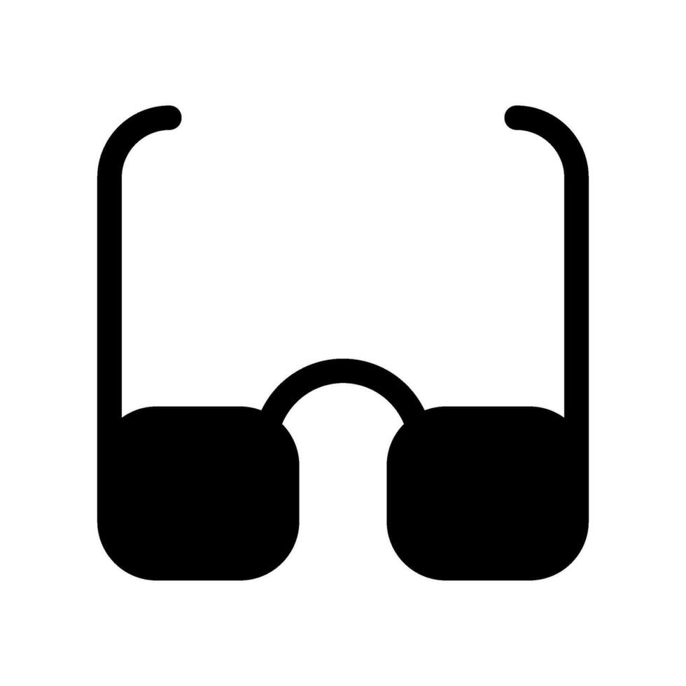 Brille Symbol Vektor Symbol Design Illustration