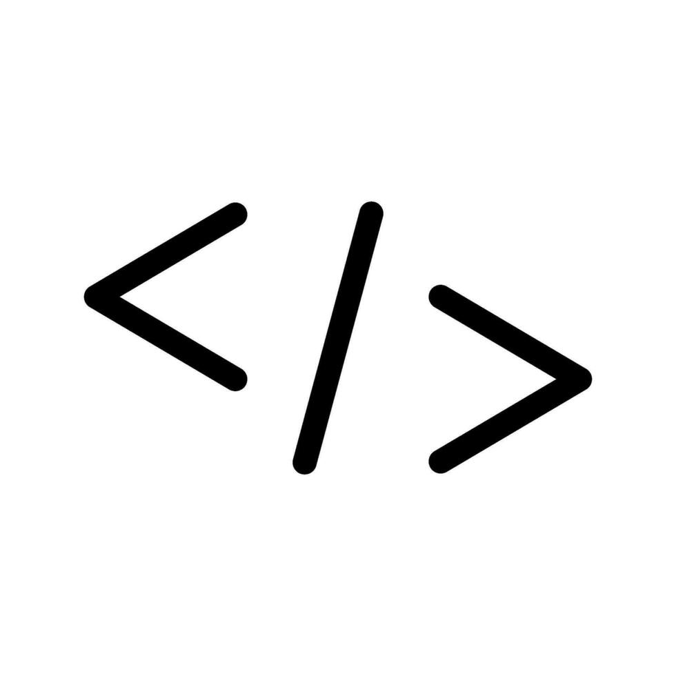 Code Symbol Vektor Symbol Design Illustration