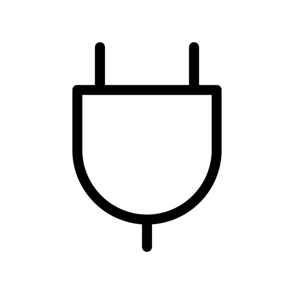 Stecker Symbol Vektor Symbol Design Illustration