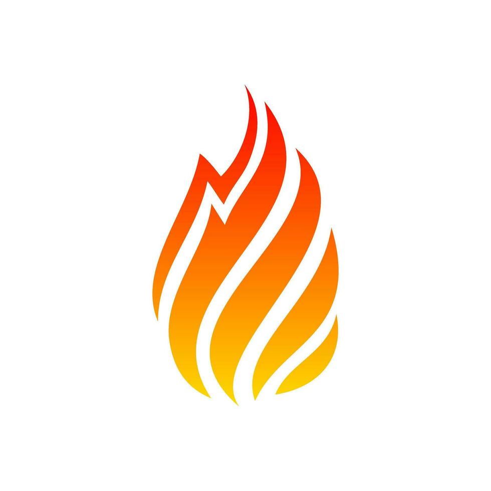 flamma företag logotyp mall, brand logotyp lutning vektor