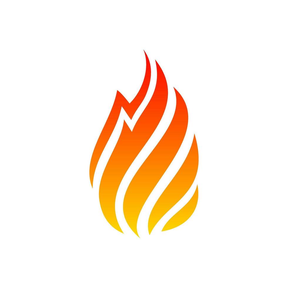 Flamme Unternehmen Logo Vorlage, Feuer Logo Gradient vektor