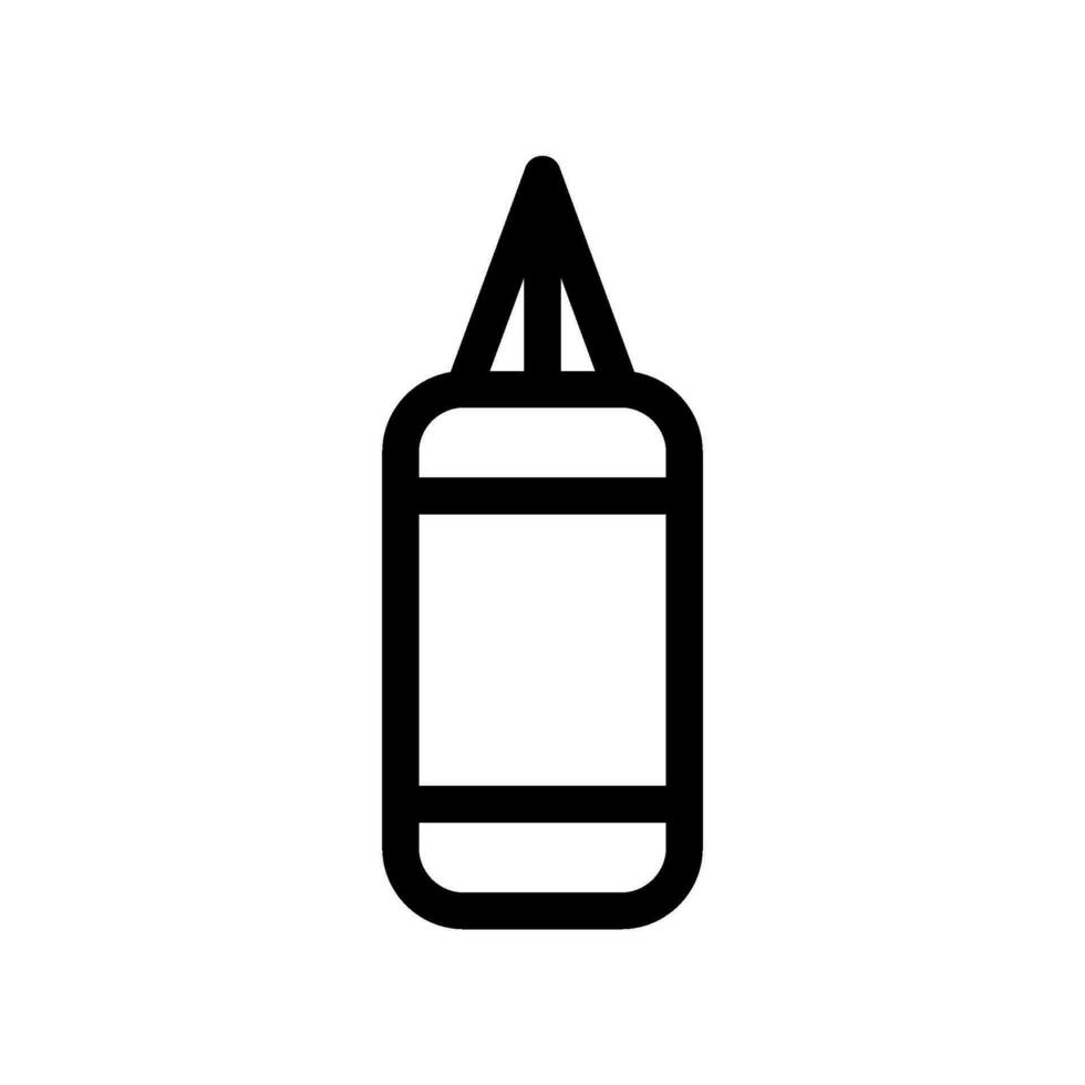 stansning väska ikon vektor symbol design illustration