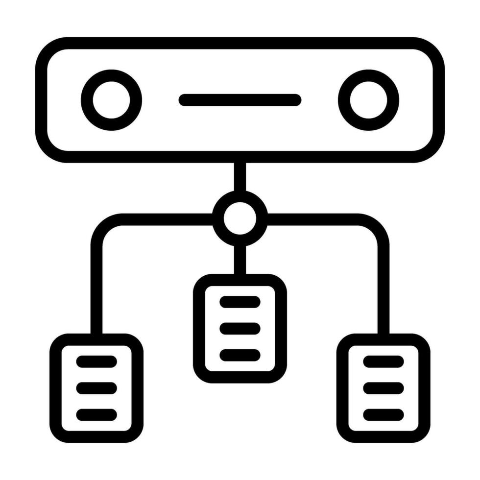 Belastung Balancer Vektor Symbol