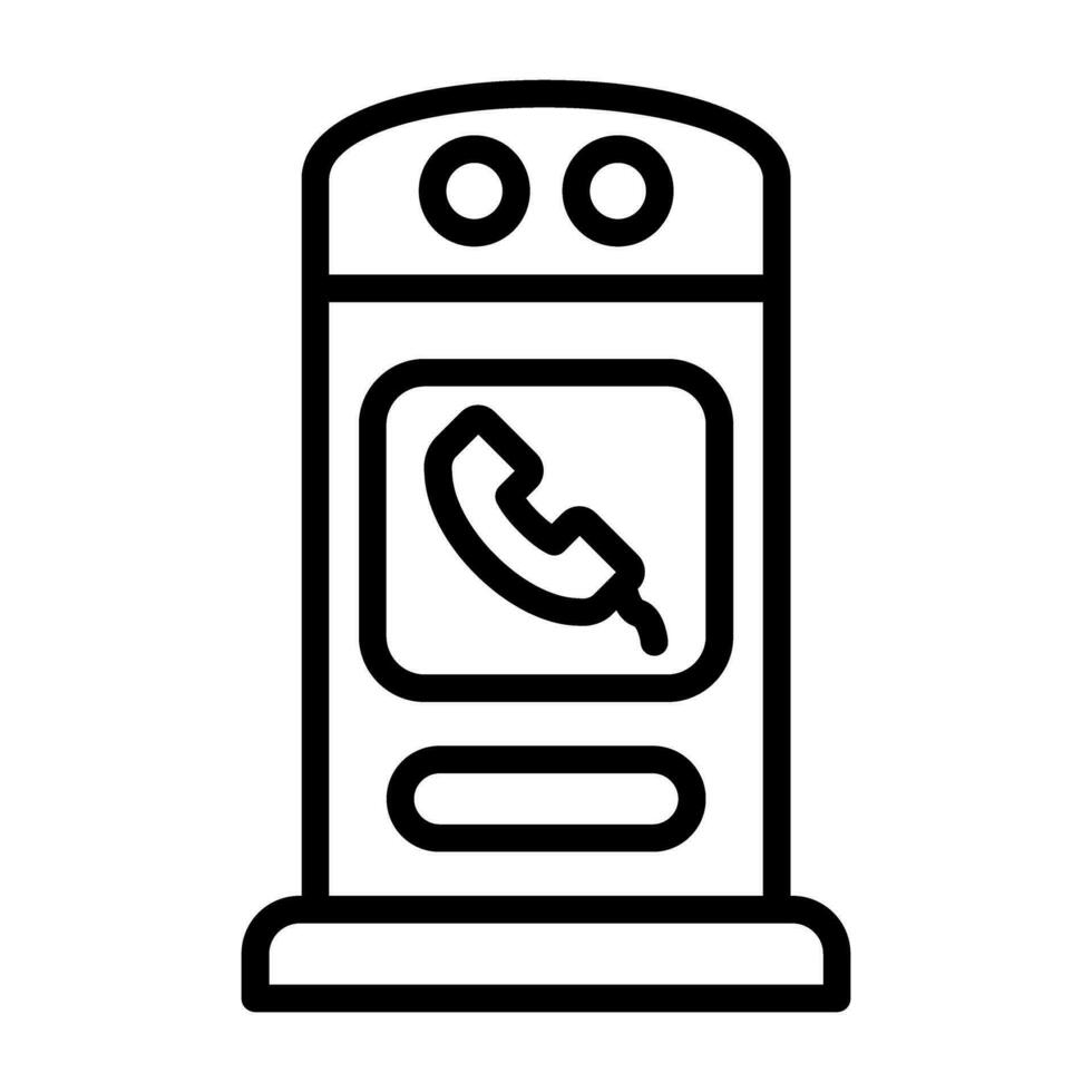 Symbol für den Vektor der Telefonzelle