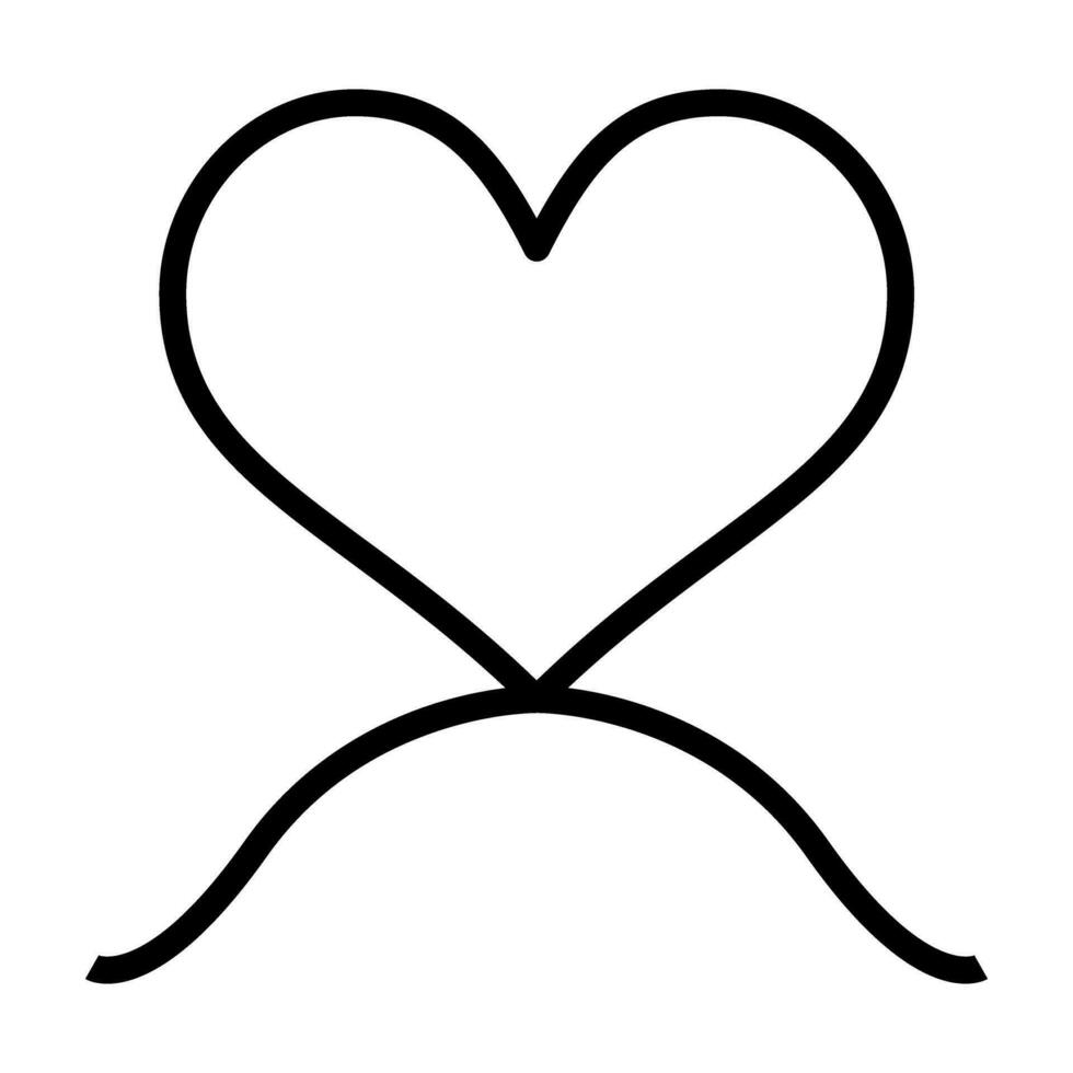 Liebe Knoten Vektor Symbol