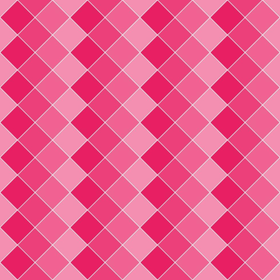 rosa checker mönster. checker sömlös mönster vektor. checker mönster. dekorativ element, golv kakel, vägg kakel, badrum kakel, simning slå samman kakel. vektor