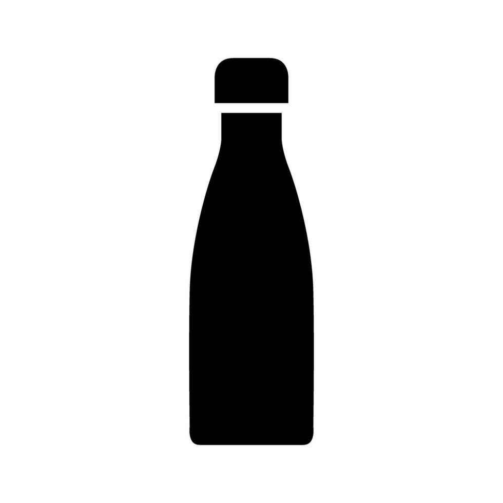 Flasche Vektor Symbol. Thermosflasche Illustration unterzeichnen. Flasche Symbol oder Logo.