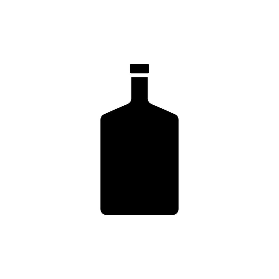 Flasche Vektor Symbol. Thermosflasche Illustration unterzeichnen. Flasche Symbol oder Logo.