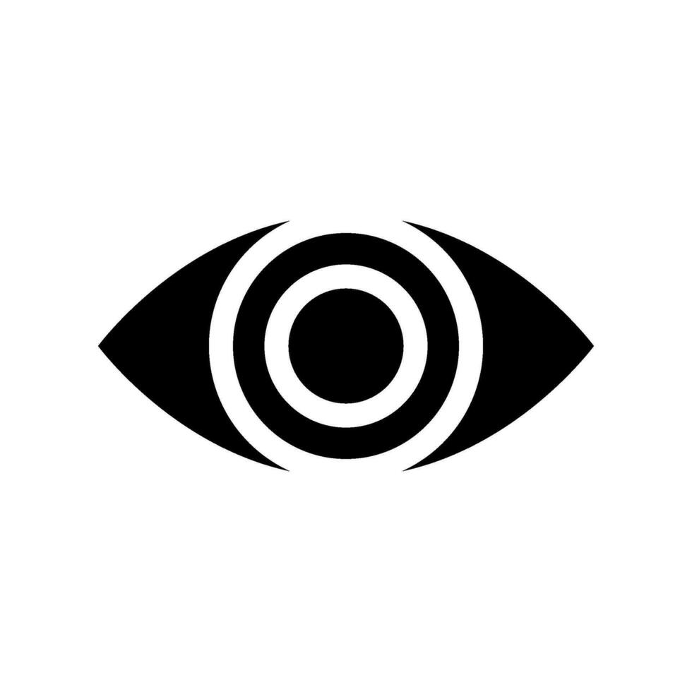 Auge Symbol Vektor Symbol Design Illustration